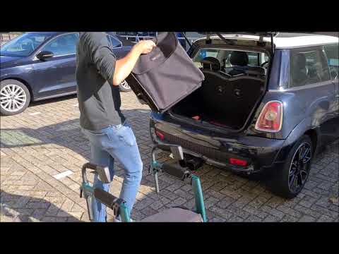 Como guardar en el maletero del coche un andador Rollz Motion