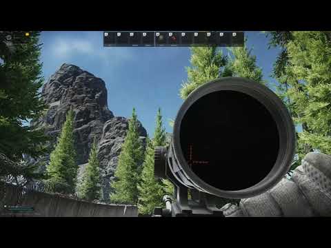 Player up on sniper rock (Woods) - Tarkov