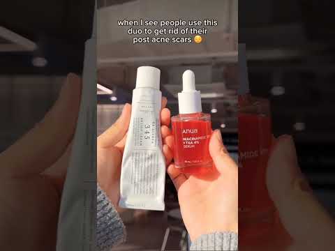 #koreanskincare anua dark spots lighter serum and dr.althea 345 relief cream