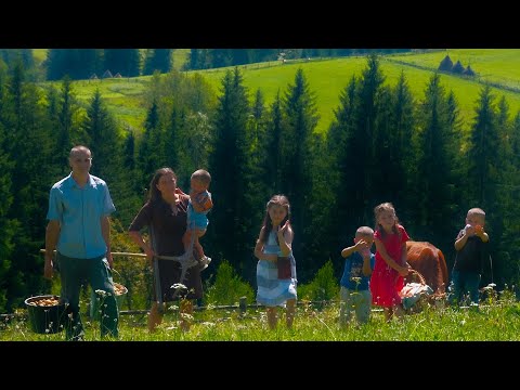 Happy Life of a Big Young Family in the Mountains