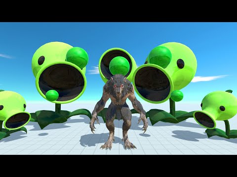 Werewolves Attack Peashooter - Animal Revolt Battle Simulator