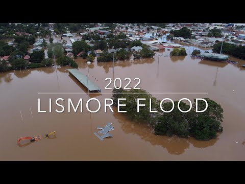 Lismore Flood February 2022. 4K. No Audio.