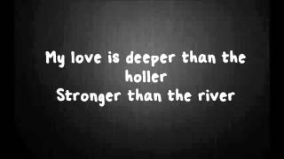 Randy Travis - Deeper than the Holler (Lyrics)