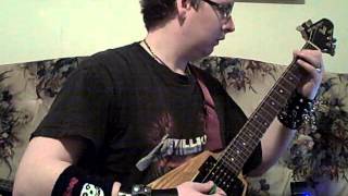 me playing mistake by serial joe on my 1975 ibanez gibson lawsuit flying v guitar