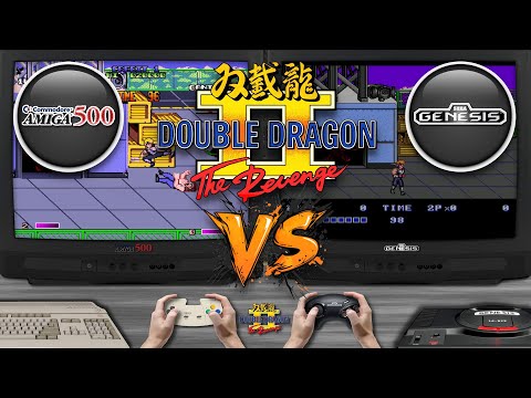 Double Dragon II: The Revenge 🎮 Amiga 500 vs Sega Genesis | Side-by-Side Comparison