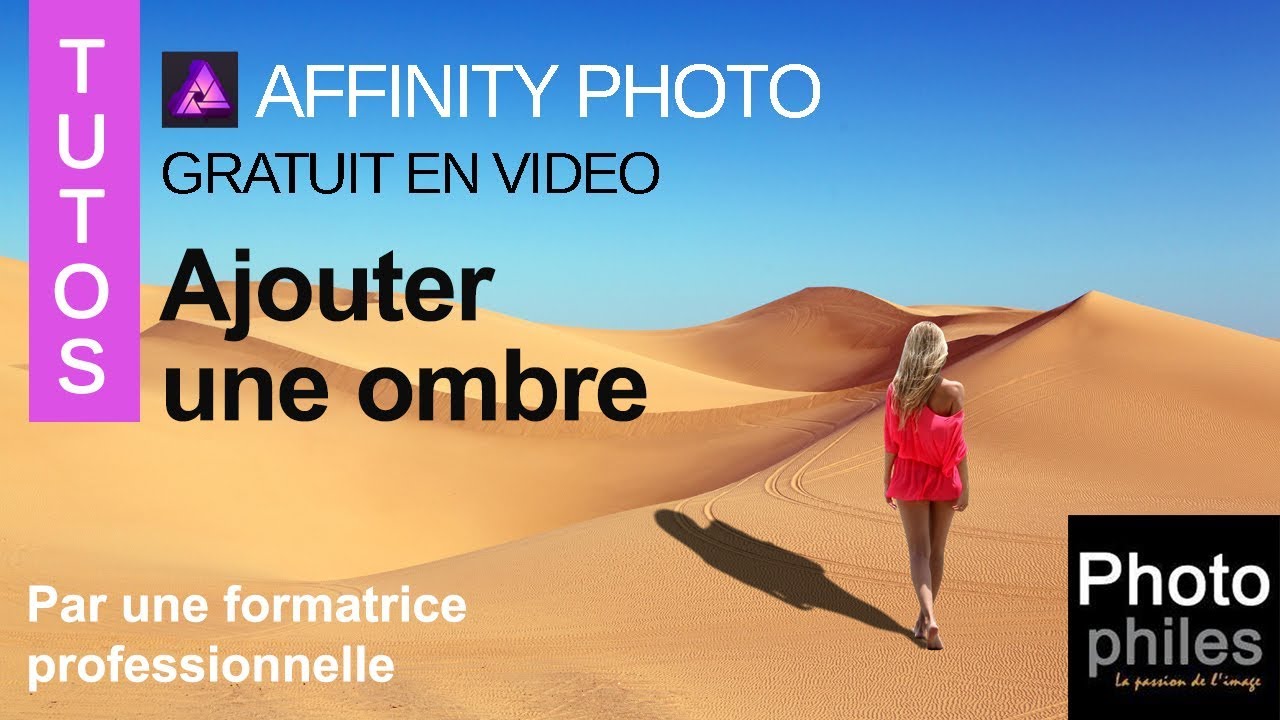 Ajouter une ombre avec Affinity Photo