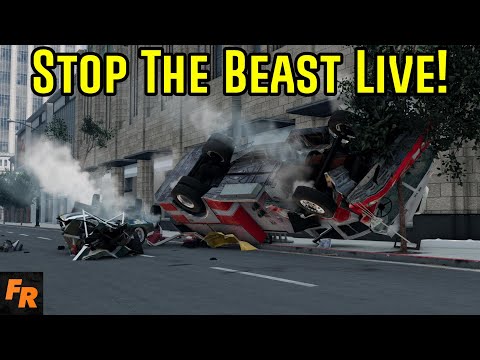 Stop The Beast Live! - BeamNG Drive