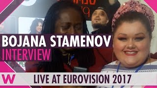Bojana Stamenov (Serbia 2015) interview @ Grand Euro Party 2017 | wiwibloggs