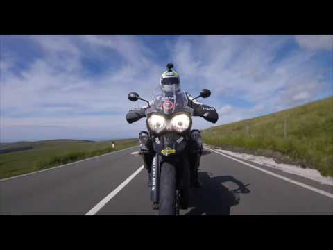 Triumph Tiger 800XCX on the Isle of Man with Kevin Carmichael