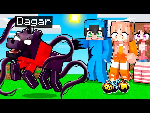 Me Convertí en PERRO OSCURO para Trollear a Mis Amigos en Minecraft!