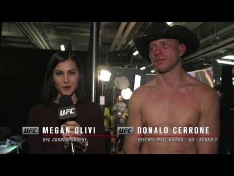 WATCH: Donald Cerrone Backstage Interview