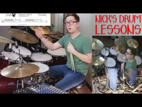 Rudiment Combo #7 - Six Stroke Roll/Flam - "Motown Fill" - Nick's Drum Lessons