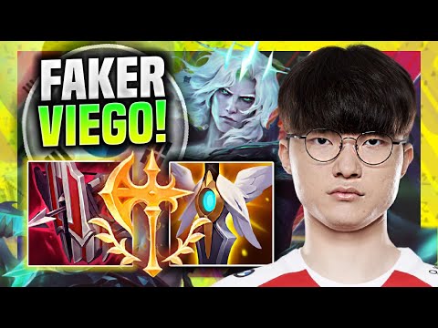 FAKER IS SO CLEAN WITH VIEGO! - T1 Faker Plays Viego Mid vs Rumble! | Season 11