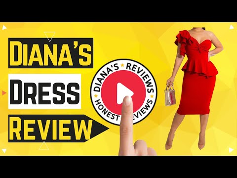 Review of Women's Cocktail Dress - Twist Ruffle Peplum...