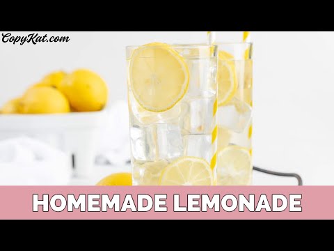 How to Make Lemonade - Homemade Lemonade