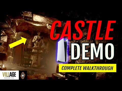 NEW Castle Demo FULL Walkthrough (No Commentary) | Resident Evil Village