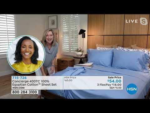 Concierge Collection 400TC 100% Egyptian Cotton Sheet Set