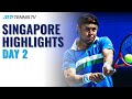 Uchiyama Battles Polmans; Albot Faces Smith | Singapore Open 2021 Day 2 Highlights