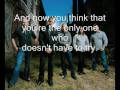 3 doors down- Its the only one you've got (with lyrics)