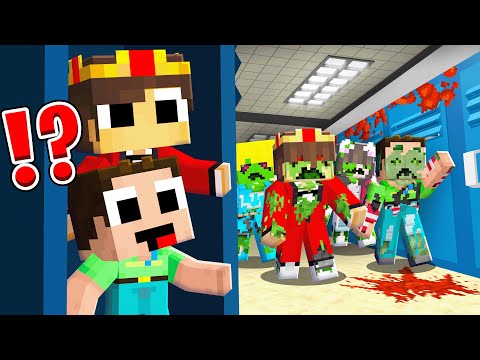 BABY Semlaki und Billy ENTKOMMEN von ihrer ZOMBIE FAMILIE in SCHULE in Minecraft!