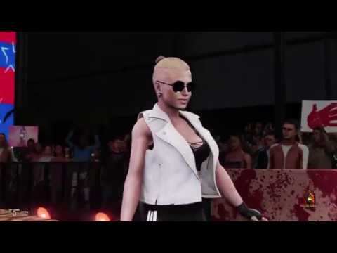 WWE 2K19 Kitana vs. Sonya Blade vs. Cassie Cage - Falls Count Anywhere Elimination Match