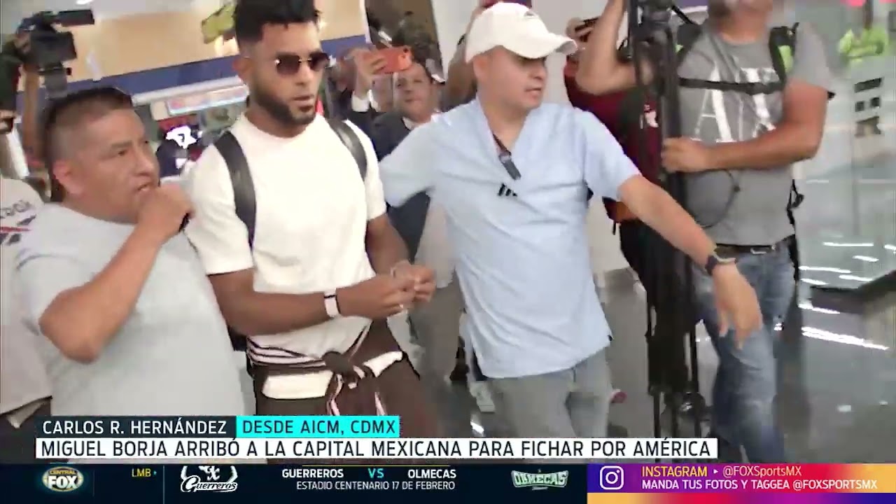 MIGUEL BORJA ya LLEGÓ a MÉXICO para ser el NUEVO REFUERZO del AMÉRICA