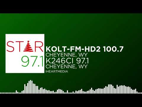 KOLT-FM-HD2 100.7 Cheyenne, WY "Star 97.1" Legal ID [Christmas Music](11/12/24)