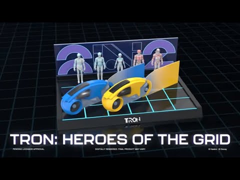 TRON: Heroes of the Grid | HasLab 3.75” Scale Collector Set Reveal – Lightcycles,Figures & Grid Base