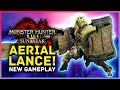 Monster Hunter Rise Sunbreak - New AERIAL Lance Skill! New Silkbinds, Switch Skills & Gameplay