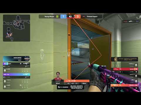 [EN] Tricked vs Young Ninjas   Main Swiss   Pinnacle Winter Series top moments game | (CS:GO)