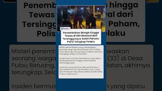 Detik-detik Warga di OKI Sumsel Tewas Ditembak seusai Cekcok hingga Satu Orang Kritis Ditikam