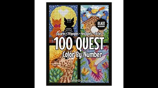 «100 QUEST Color By Number (BLACK backgrounds)» by #SunlifeDrawing