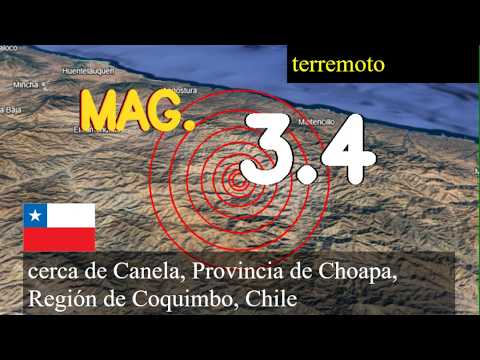 😱🚨  Terremoto cerca de Canela, Provincia de Choapa, Región de Coquimbo, Chile actualizaciones en viv