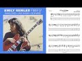 "A Taste of Honey" - Emily Remler (Jazz Guitar Transcripton)