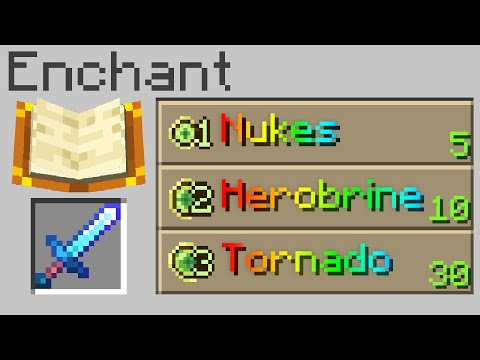 Minecraft, But Enchants Are Custom...