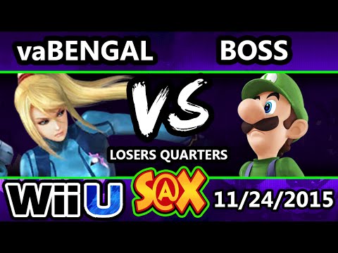 S@X 125 - Boss (Luigi) Vs. mMm | vaBengal (Zero Suit) SSB4 Losers Quarters - Smash Wii U - Smash 4