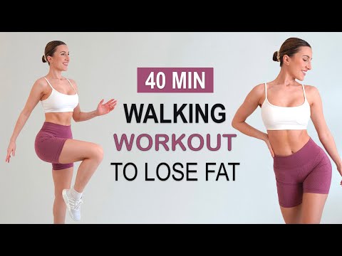 40 MIN FAST WALKING FAT BURN - Lose Weight to the Beat | No Repeat, No Jumping, Sweaty + Fun