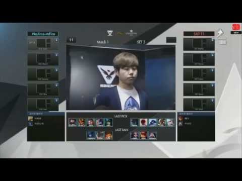 Najin e-mFire vs SKT T1 Game 3 - LCK Spring Week 1 full VODs HD