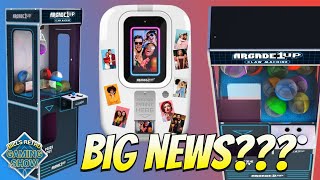 BIG News from Arcade1up? More Info on the Claw Machine...