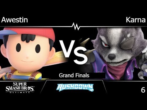 Rushdown 6 - FX | Awestin (Ness) vs Karna (Wolf) Grand Finals - SSBU