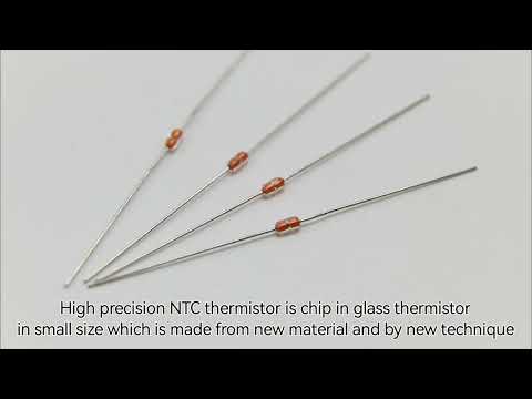 Glass NTC thermistor temperature sensor