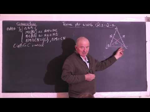 1/2 Lectia 1468 Cazuri congruenta triunghiuri Concurenta liniilor importante la triunghi Clasa 6