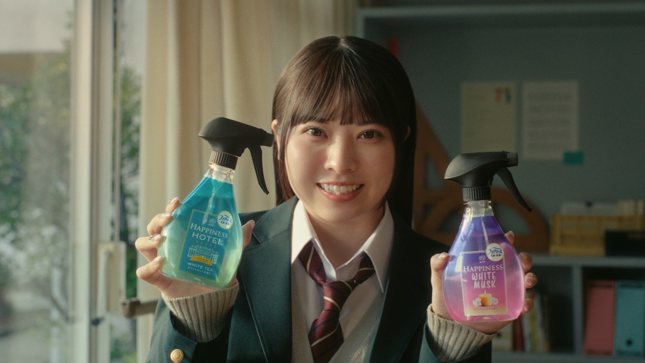 【今日、好きになりました。|レノアハピネスミスト】　いい香りが恋の後押し　ホワイトムスク　１５秒