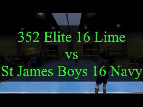 352 Elite 16 Lime vs St James Boys 16 Navy
