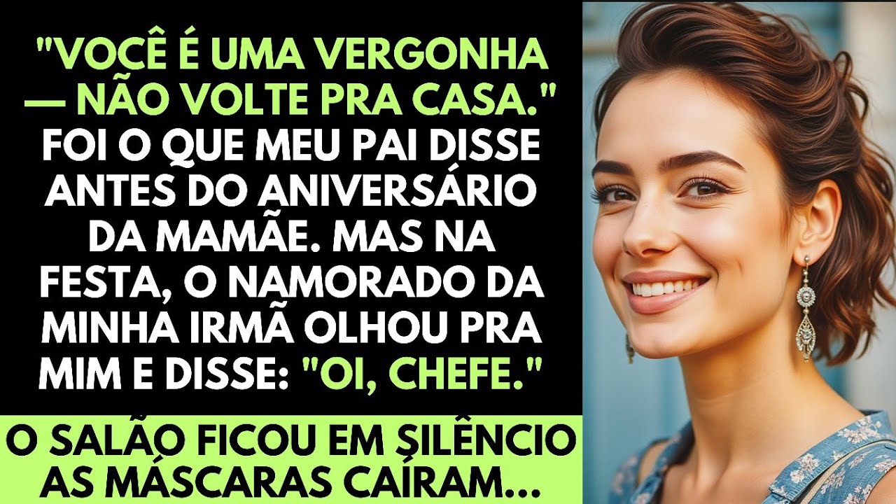 VOCÊ É UMA VERGONHA — NÃO VOLTE PRA CASA." FOI O QUE MEU PAI DISSE ANTES DO ANIVERSÁRIO DA MAMÃE...