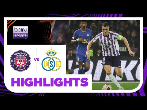 Toulouse FC v Union Saint-Gilloise | Europa League 23/24 | Match Highlights