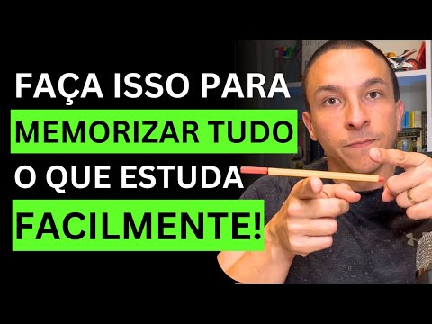 Powerful Tip for Memorizing Everything You Study | Thiago Pereira (Success in Public Service Exams)