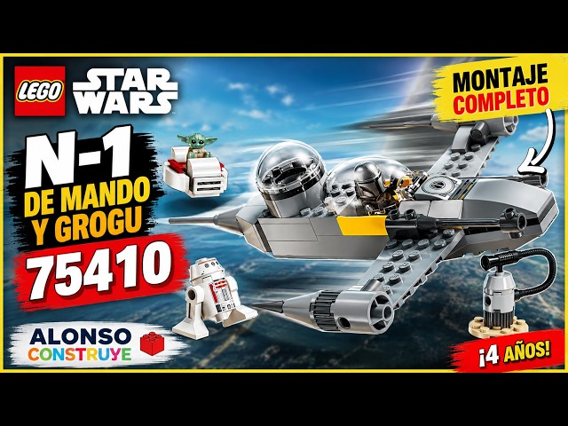 Vídeo relacionado con LEGO Star Wars 75410 Caza Estelar N-1 de Mando y Grogu Maqueta de Juguete con Figuras del Mandaloriano, Baby Yoda y R5-D4, Set de Iniciación, Regalo The Mandalorian para Niños y Niñas de 4 Años o Más