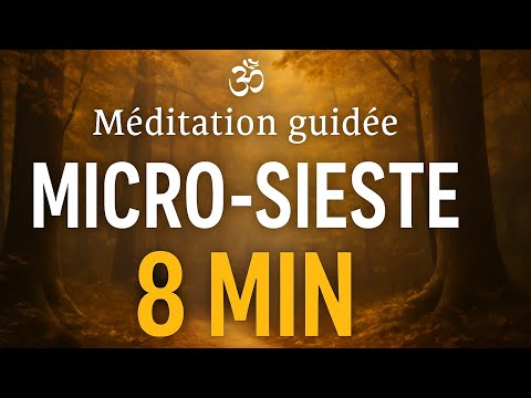 Micro-Sieste Guidée 💤 Power Nap 8 min | Recharge ton énergie sans café