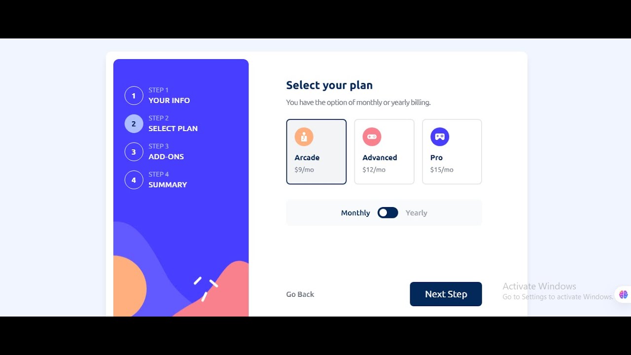 Build a Multi-Step Form with React & Tailwind CSS | Frontend Mentor Challenge